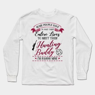 Hunting Mom and Baby Matching T-shirts Gift Long Sleeve T-Shirt